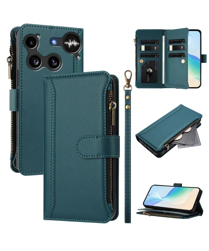 Housse Nothing Phone (3) Portefeuille 9 Cartes et Zip