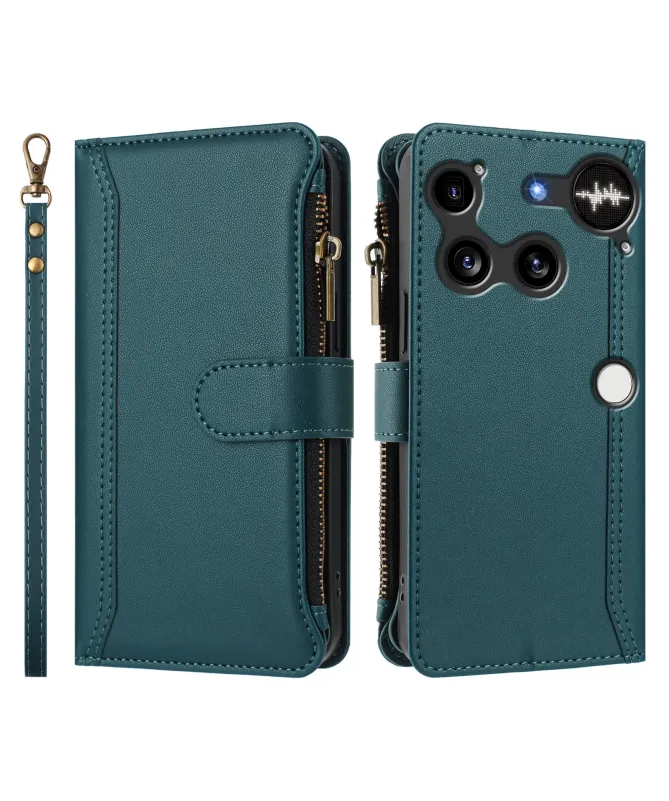 Housse Nothing Phone (3) Portefeuille 9 Cartes et Zip