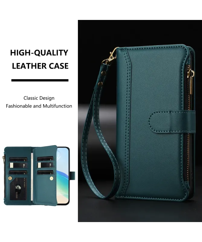 Housse Nothing Phone (3) Portefeuille 9 Cartes et Zip