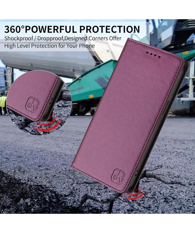 Housse Portefeuille Nothing Phone (3) avec Fonction Support