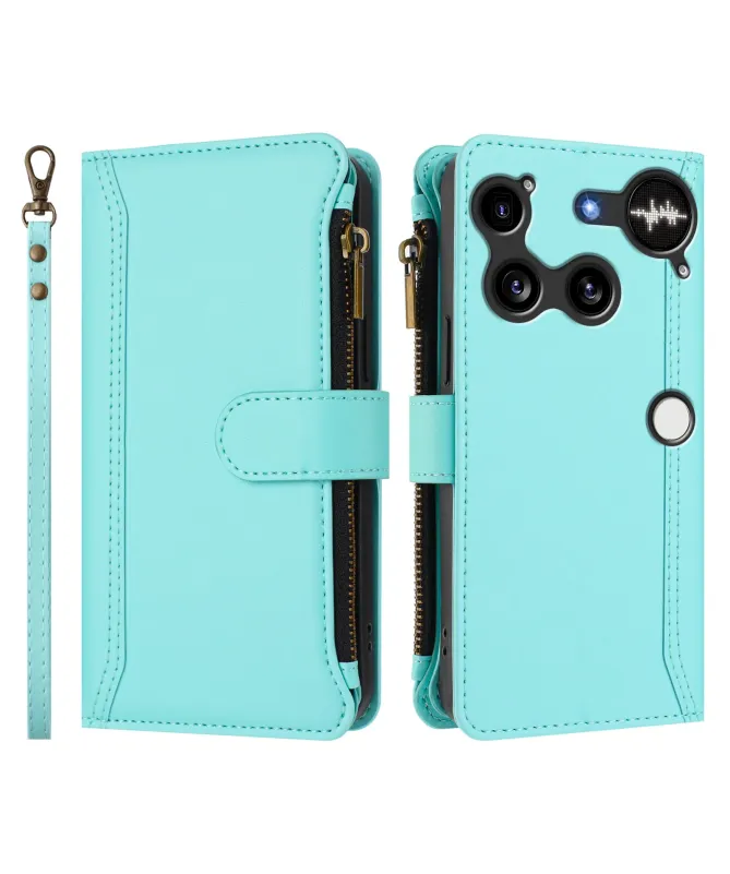 Housse Nothing Phone (3) Portefeuille 9 Cartes et Zip