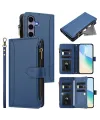Housse Samsung Galaxy S24 / S25 Portefeuille 9 Cartes et Zip