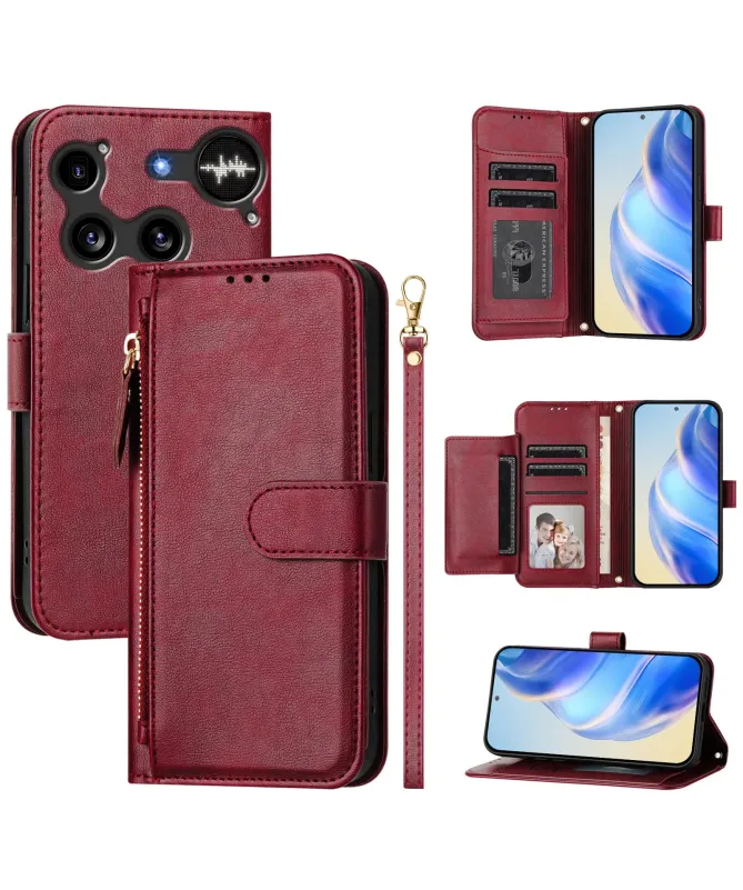 Housse Nothing Phone (3) Porte-Cartes à Lanière