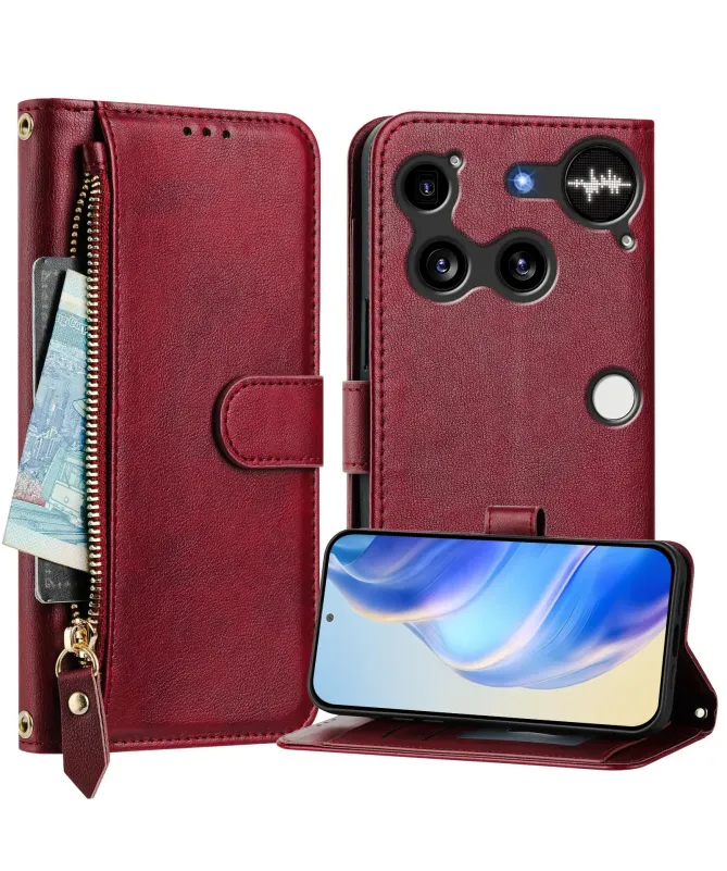 Housse Nothing Phone (3) Porte-Cartes à Lanière