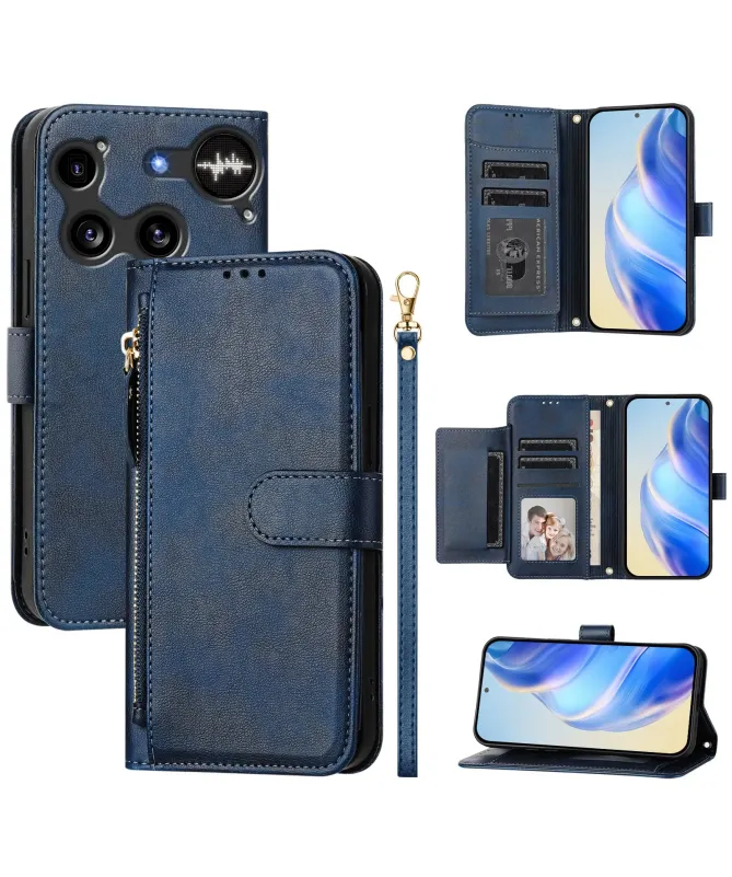 Housse Nothing Phone (3) Porte-Cartes à Lanière