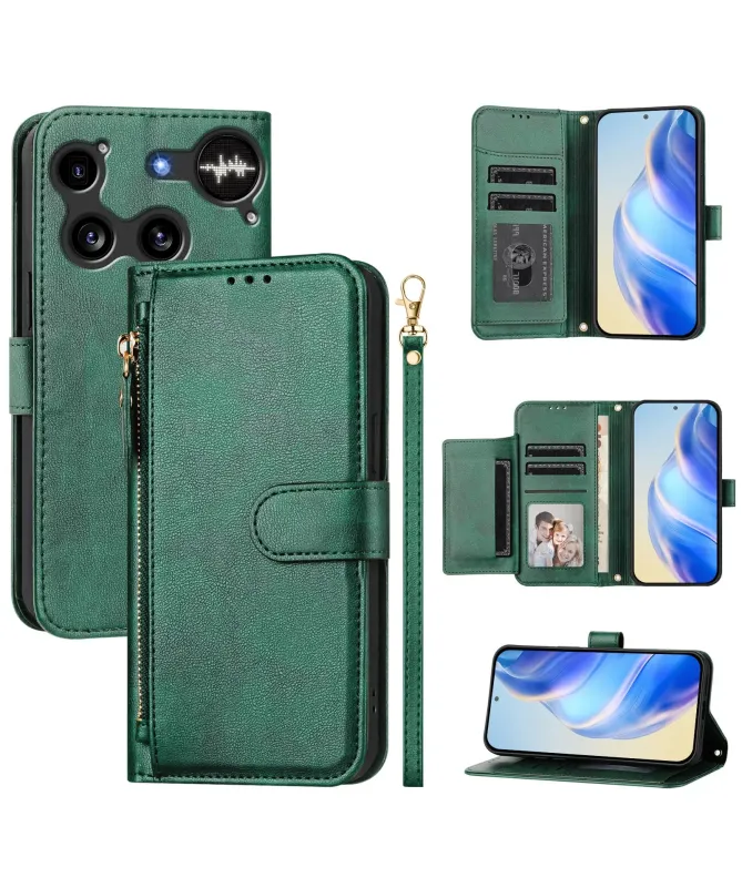 Housse Nothing Phone (3) Porte-Cartes à Lanière