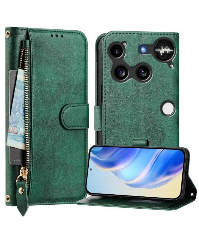 Housse Nothing Phone (3) Porte-Cartes à Lanière