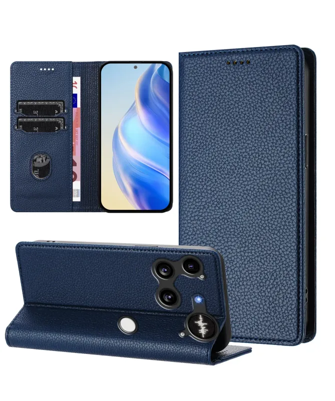 Flip Cover Nothing Phone (3) Texture Litchi et RFID