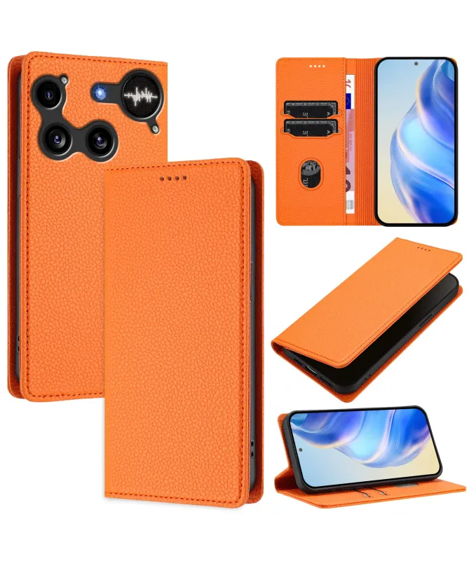 Flip Cover Nothing Phone (3) Texture Litchi et RFID