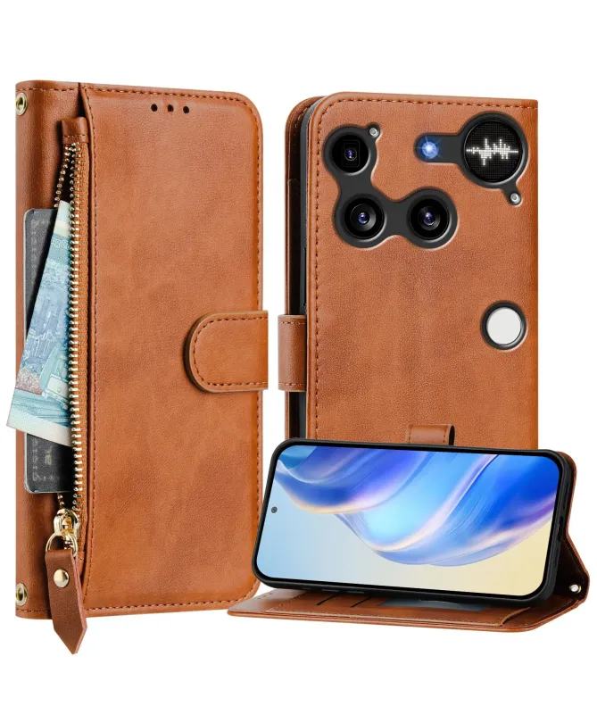 Housse Nothing Phone (3) Porte-Cartes à Lanière