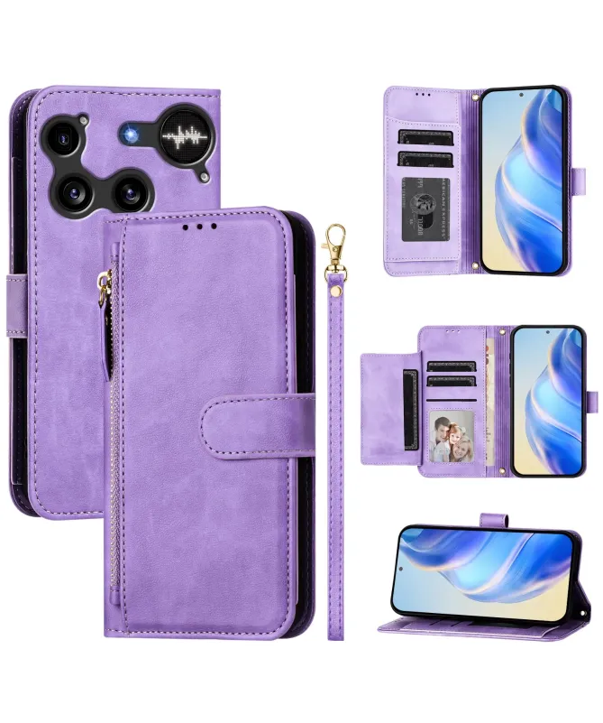 Housse Nothing Phone (3) Porte-Cartes à Lanière