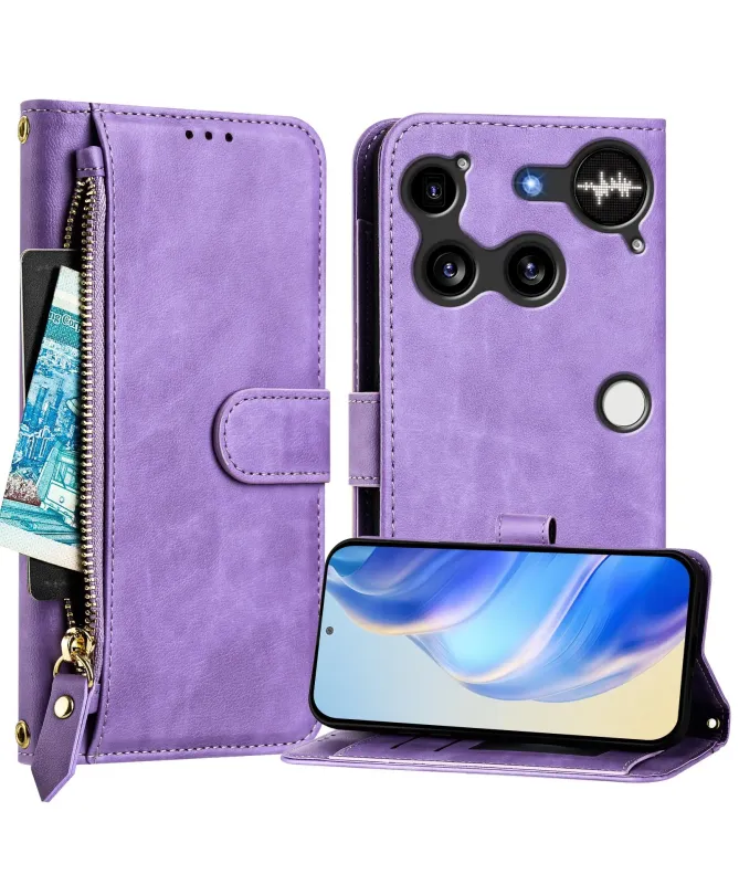 Housse Nothing Phone (3) Porte-Cartes à Lanière