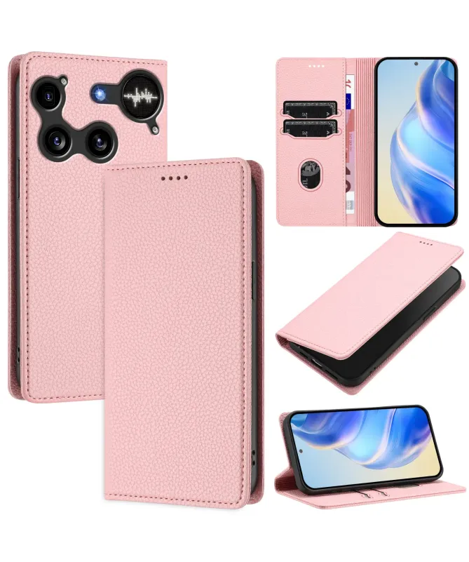 Flip Cover Nothing Phone (3) Texture Litchi et RFID