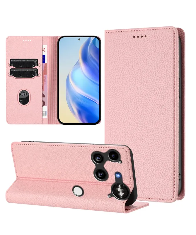 Flip Cover Nothing Phone (3) Texture Litchi et RFID