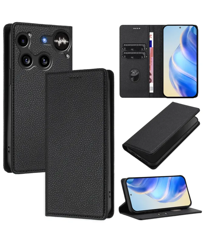 Flip Cover Nothing Phone (3) Texture Litchi et RFID