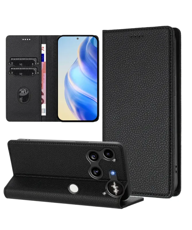 Flip Cover Nothing Phone (3) Texture Litchi et RFID