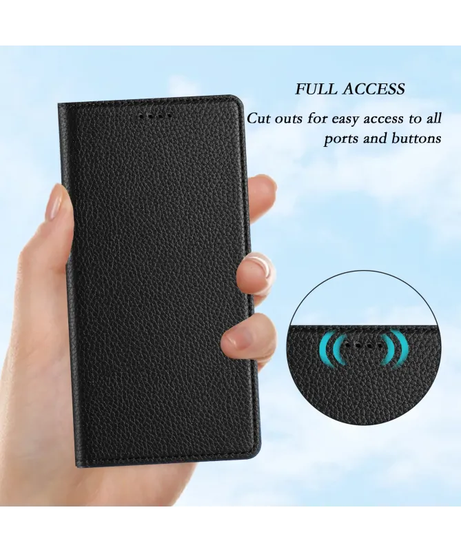 Flip Cover Nothing Phone (3) Texture Litchi et RFID
