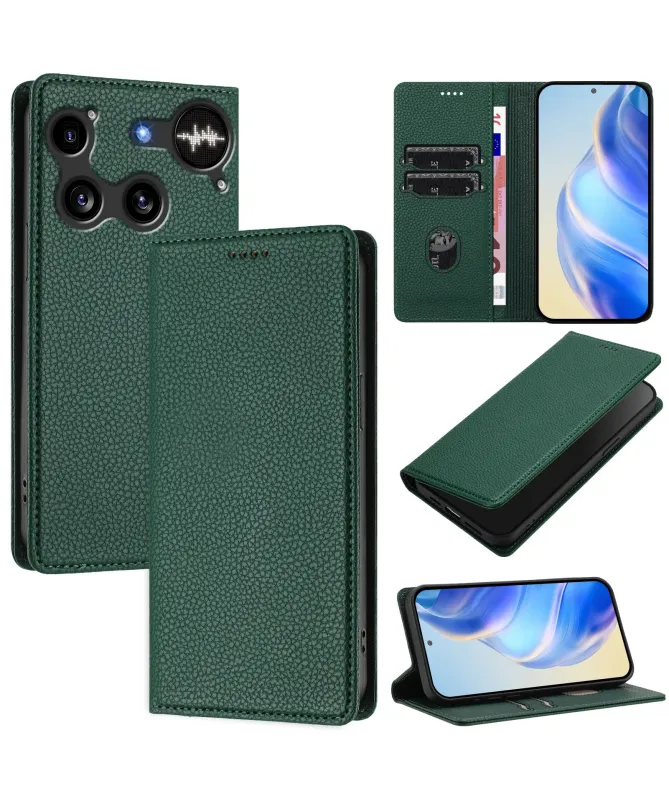 Flip Cover Nothing Phone (3) Texture Litchi et RFID