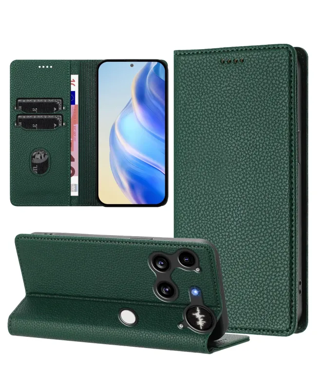 Flip Cover Nothing Phone (3) Texture Litchi et RFID