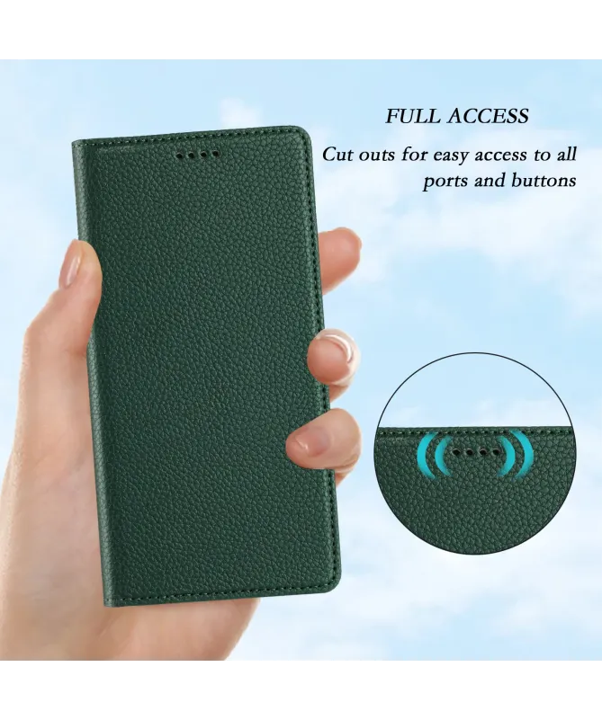 Flip Cover Nothing Phone (3) Texture Litchi et RFID