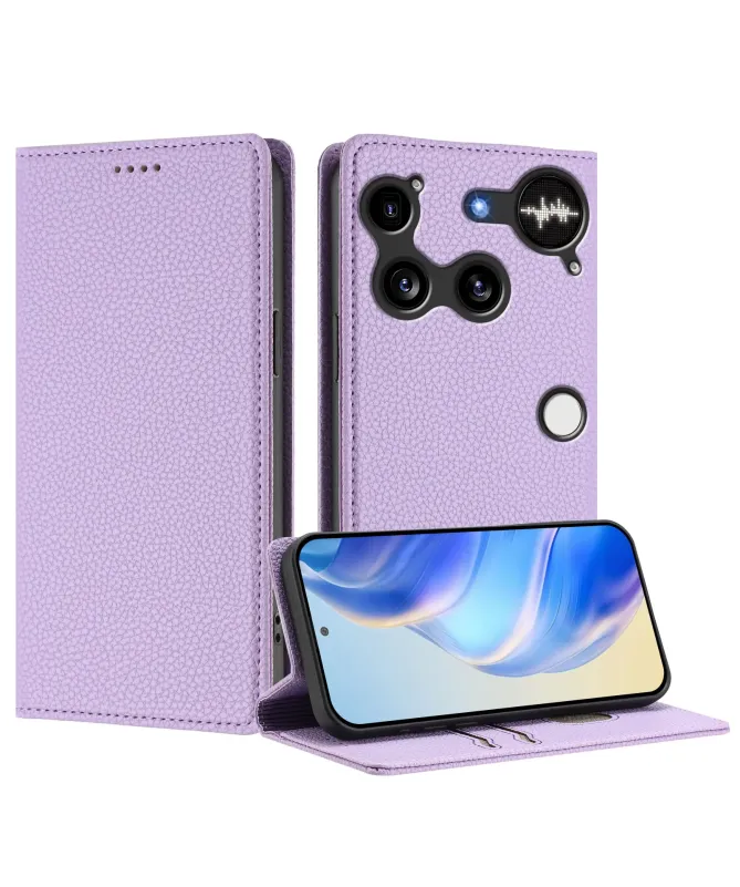 Flip Cover Nothing Phone (3) Texture Litchi et RFID