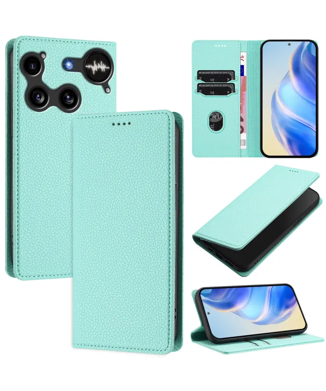 Flip Cover Nothing Phone (3) Texture Litchi et RFID