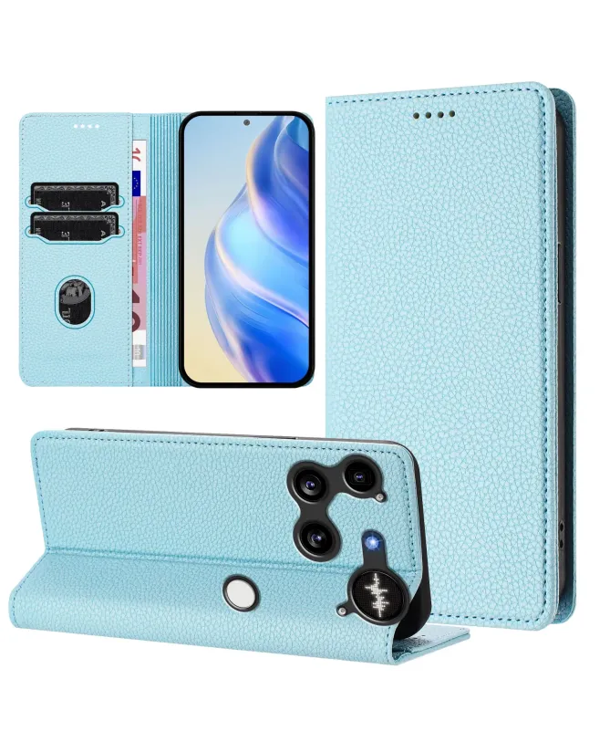 Flip Cover Nothing Phone (3) Texture Litchi et RFID