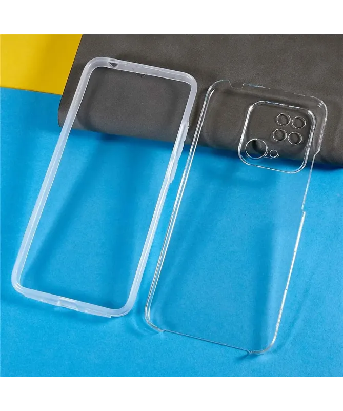 Coque Xiaomi Redmi 10C Avant et Arrière Transparent