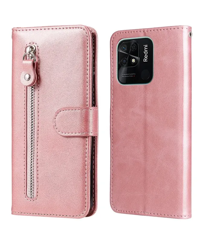 Housse Xiaomi Redmi 10C Zipper Pocket Fonction Support