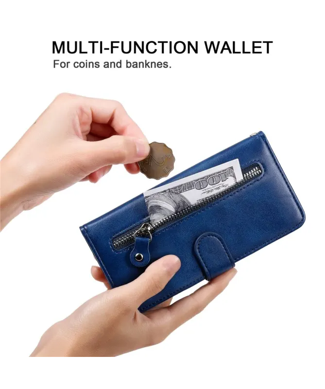 Housse Xiaomi Redmi 10C Zipper Pocket Fonction Support