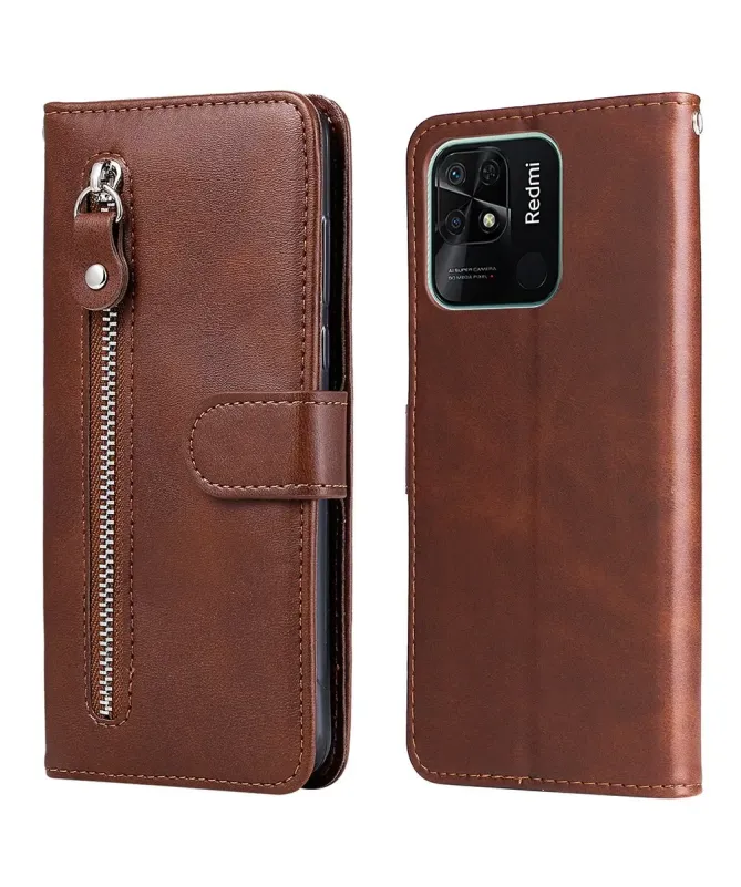 Housse Xiaomi Redmi 10C Zipper Pocket Fonction Support
