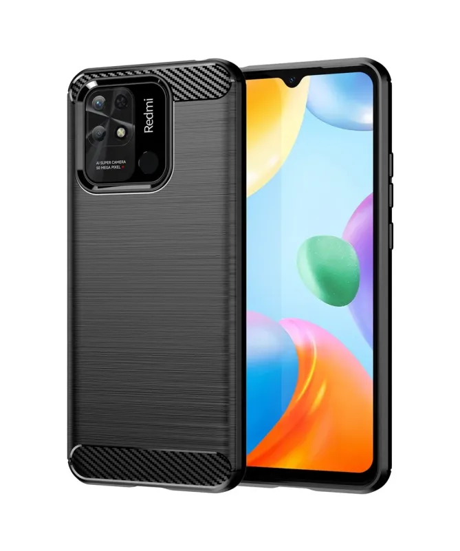 Coque Xiaomi Redmi 10C flexible effet brossé