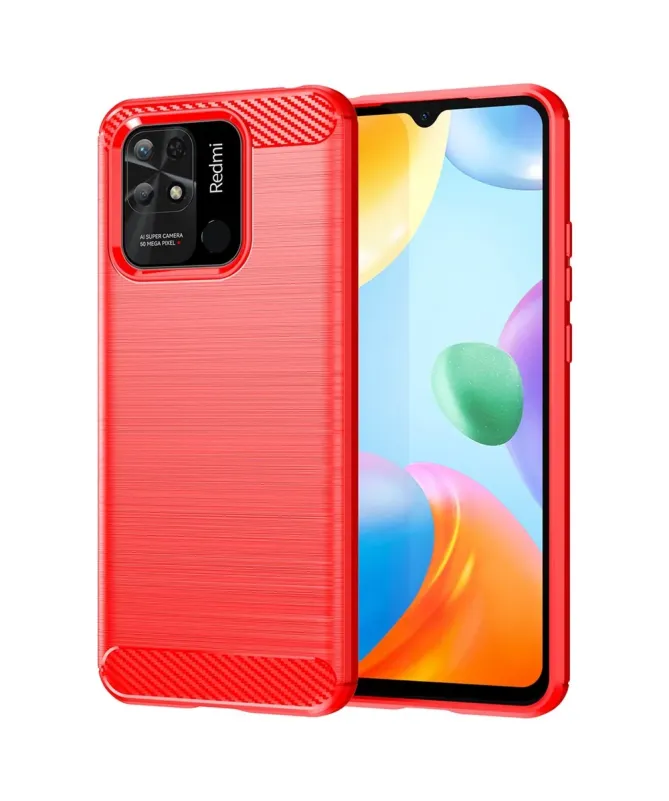 Coque Xiaomi Redmi 10C flexible effet brossé