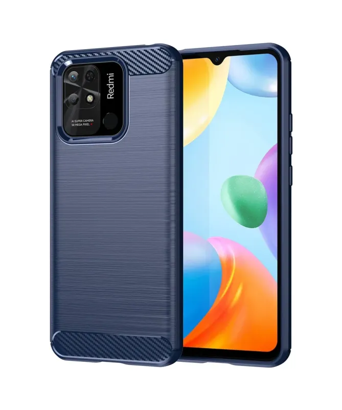 Coque Xiaomi Redmi 10C flexible effet brossé