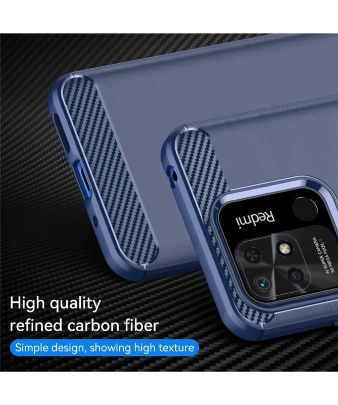 Coque Xiaomi Redmi 10C flexible effet brossé