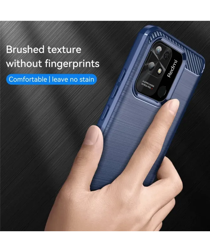 Coque Xiaomi Redmi 10C flexible effet brossé