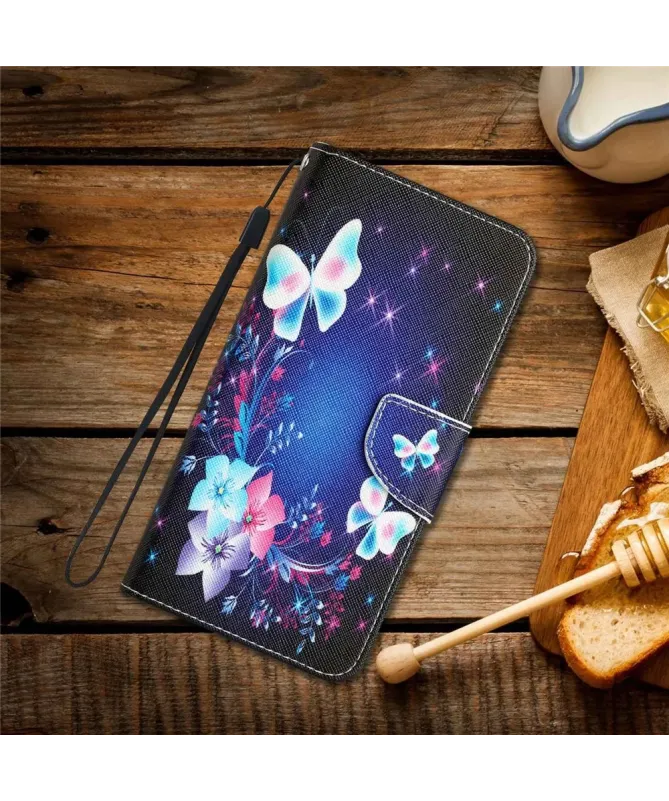 Housse Xiaomi Redmi 10C Papillons Scintillants