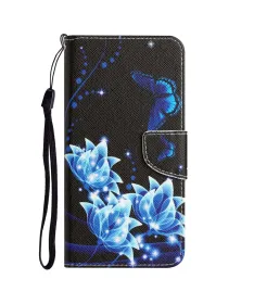 Housse Xiaomi Redmi 10C Fleurs de Lotus Bleues
