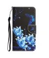 Housse Xiaomi Redmi 10C Fleurs de Lotus Bleues