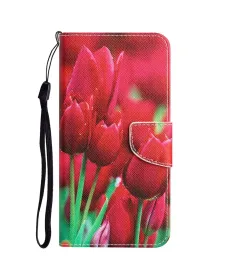 Housse Xiaomi Redmi 10C Tulipes Rouges