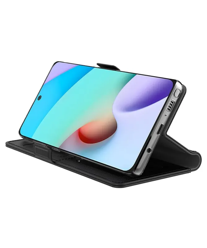 Housse Xiaomi Redmi 10C Flip premium porte cartes avec miroir
