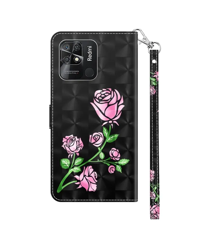 Housse Xiaomi Redmi 10C Roses Romantiques