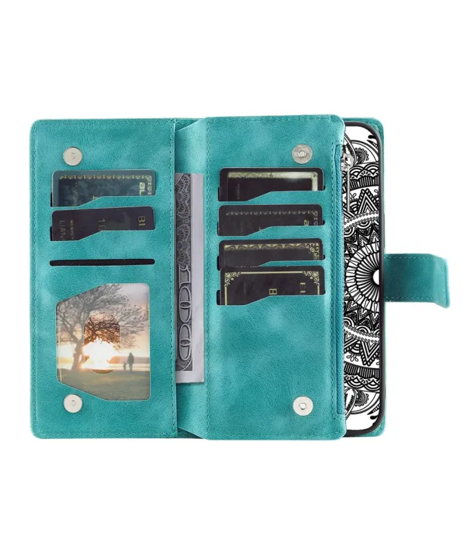 Housse Xiaomi Redmi 10C Mandala Porte-Cartes
