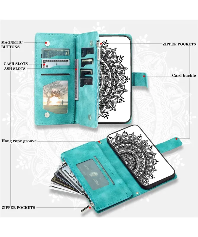 Housse Xiaomi Redmi 10C Mandala Porte-Cartes
