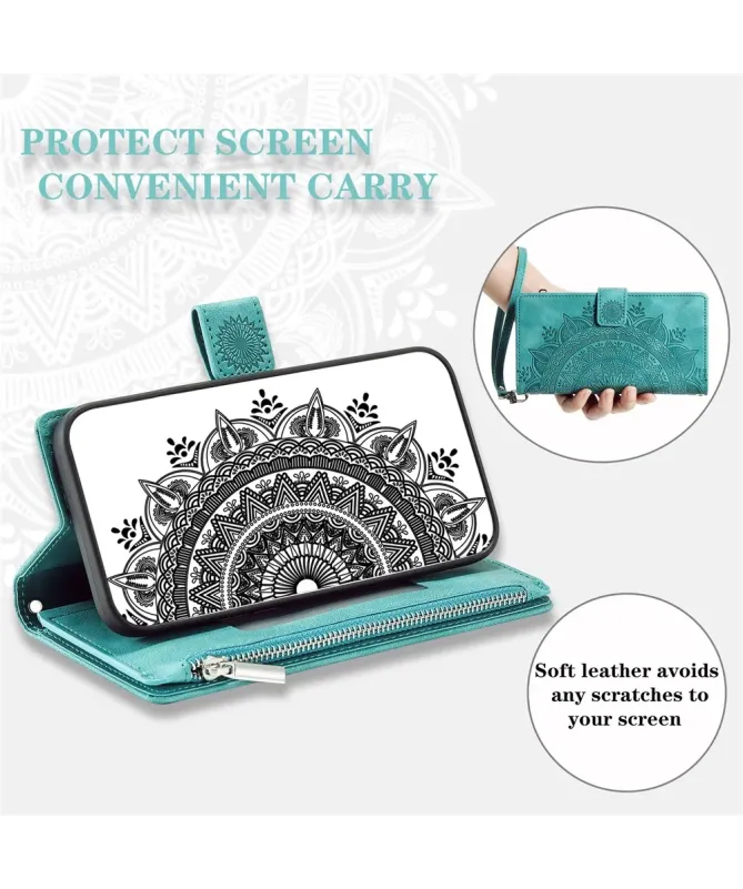 Housse Xiaomi Redmi 10C Mandala Porte-Cartes