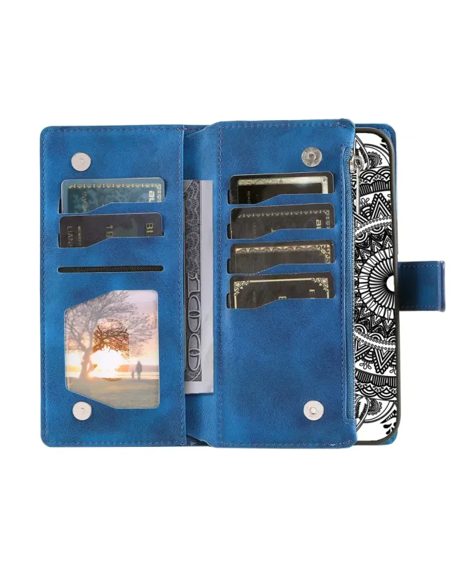 Housse Xiaomi Redmi 10C Mandala Porte-Cartes