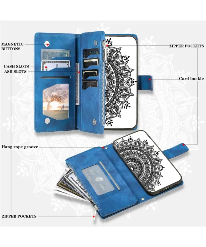 Housse Xiaomi Redmi 10C Mandala Porte-Cartes