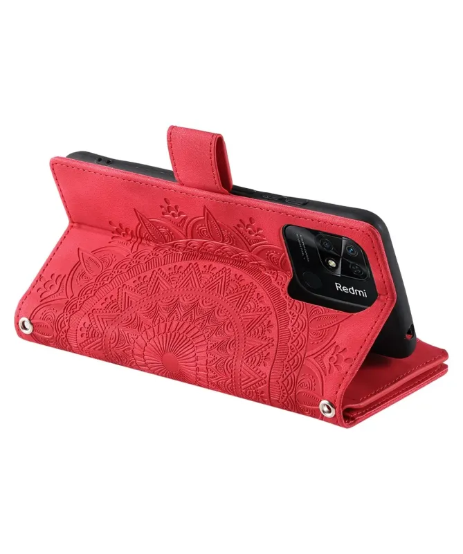 Housse Xiaomi Redmi 10C Mandala Porte-Cartes