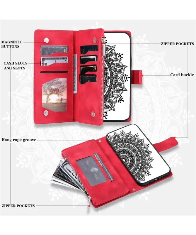 Housse Xiaomi Redmi 10C Mandala Porte-Cartes