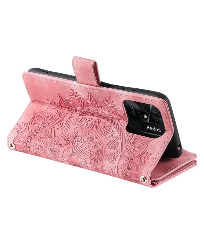 Housse Xiaomi Redmi 10C Mandala Porte-Cartes